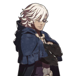 A portrait of Niles smiling with eyes closed as if sighing.