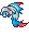 A small animated sprite of Lilith in her fish-like dragon form from Fire Emblem Fates